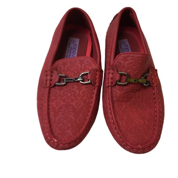 Jordano Italy Collection Boys Red Size 1 Shoes - Picture 1 of 11